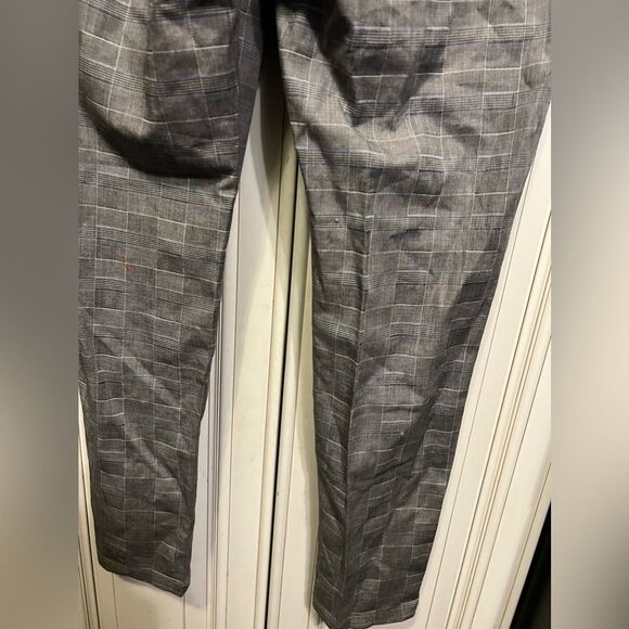 Only & Sons smart slim plaid pants in gray Sz S - Picture 12 of 12